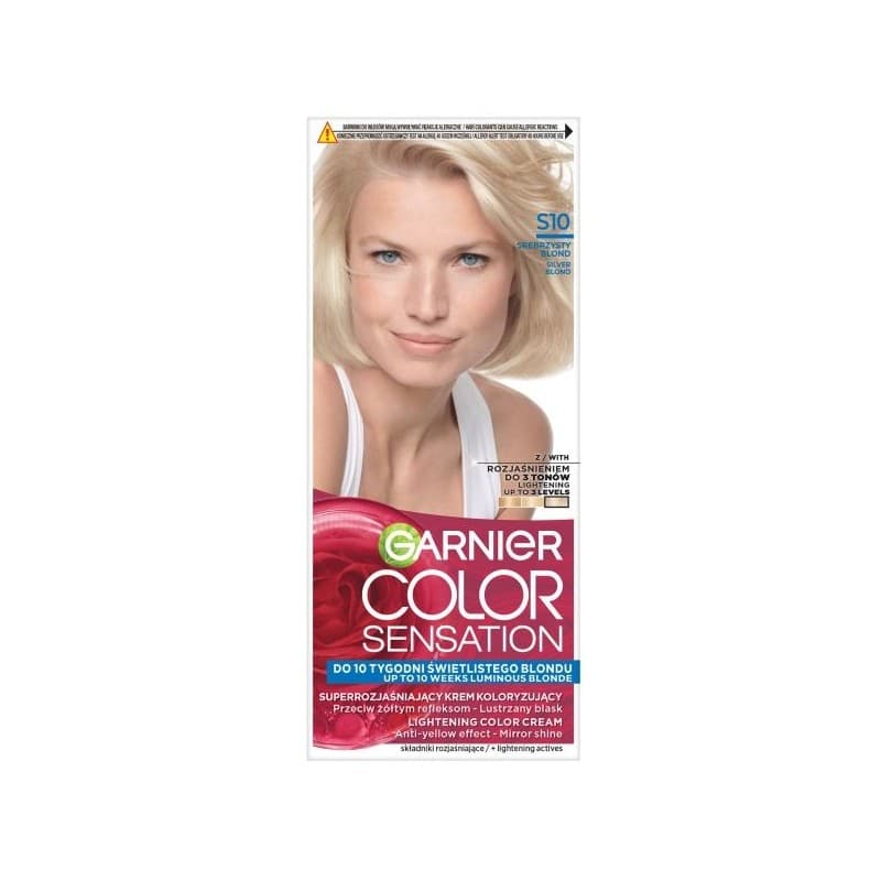 Garnier Color Sensation Farba do Włosów S10 SREBRZYSTY BLOND