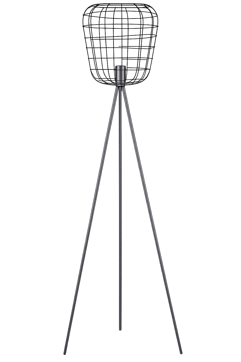 Lampa stojąca Heka nowoczesna 1 źródło światła