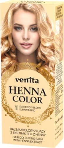 Henna w kremie do włosów Venita Słoneczny Blond