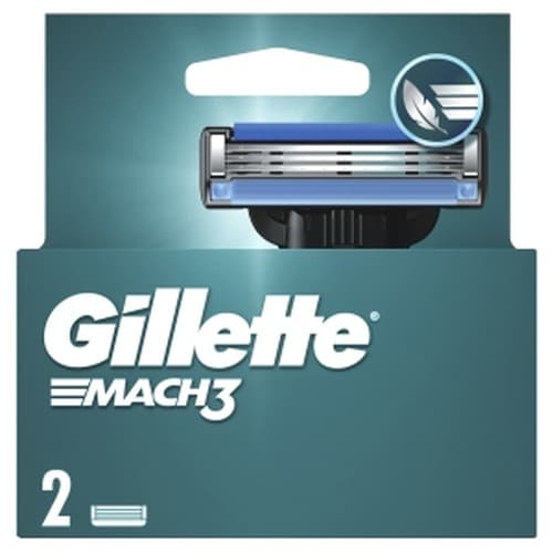 Gillette Mach3 Wkłady wymienne 2 sztuki