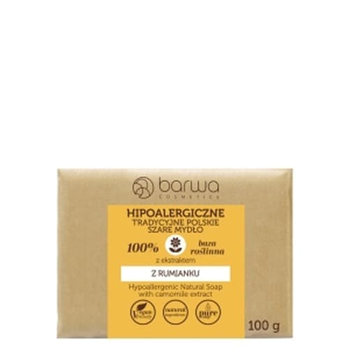 Barwa Mydło Toaletowe Szare z Rumiankiem 100 g
