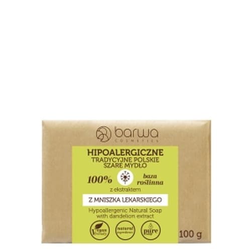 Barwa Mydło w Kostce Szare Mniszek 100 g