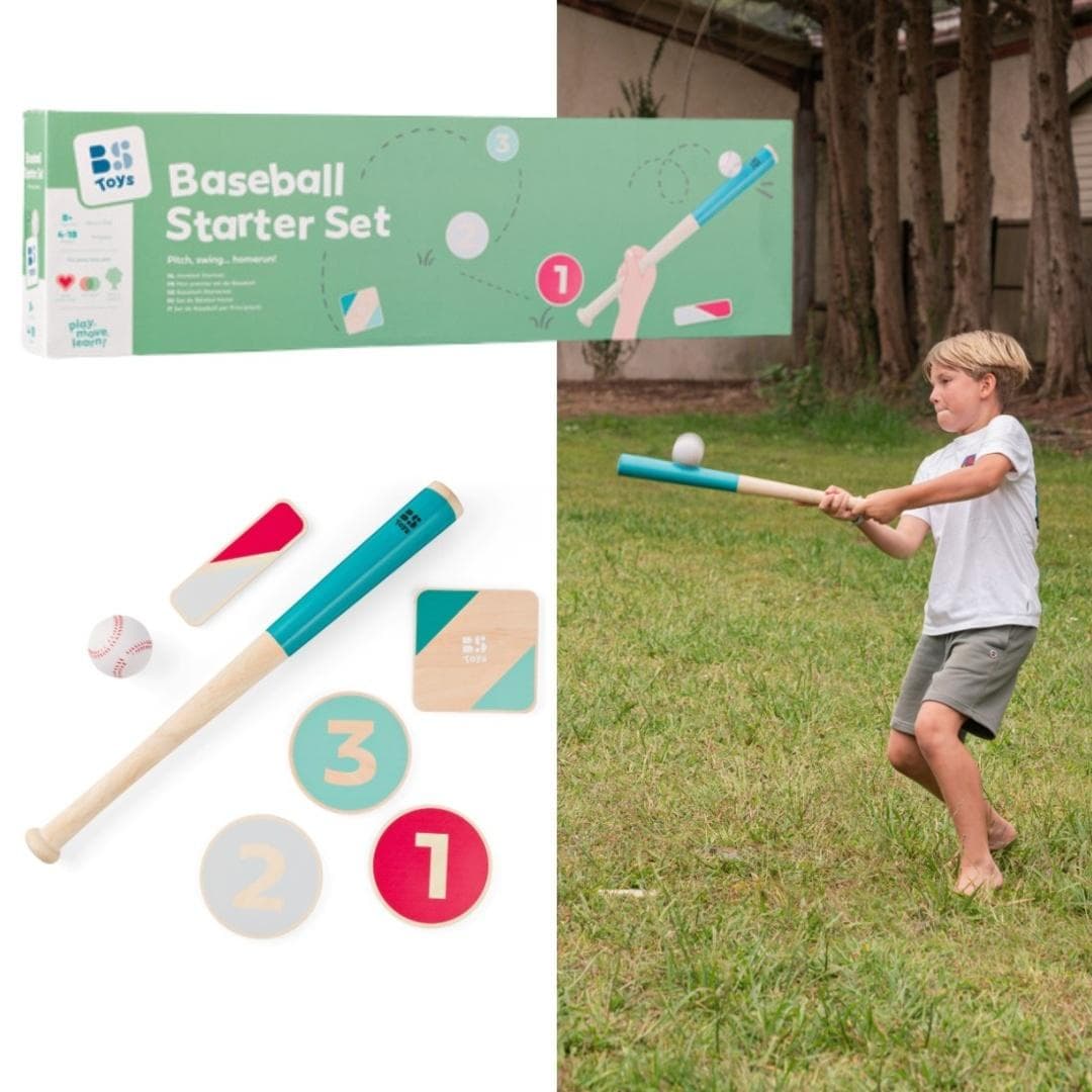 Gra Zespołowa Baseball BS Toys - Zabawka Plenerowa Sportowa dla Dzieci 8+