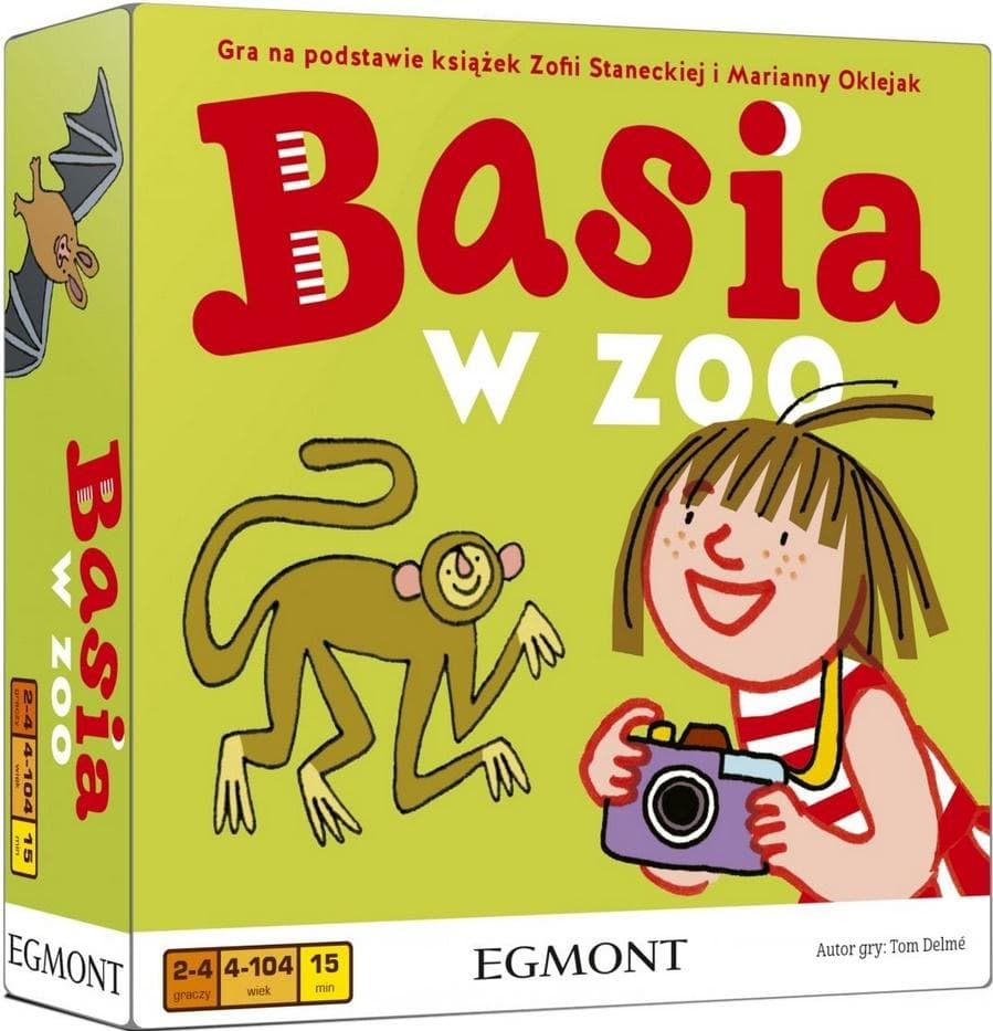 Gra Basia w ZOO Planszowa dla Dzieci od 4 Lat Egmont