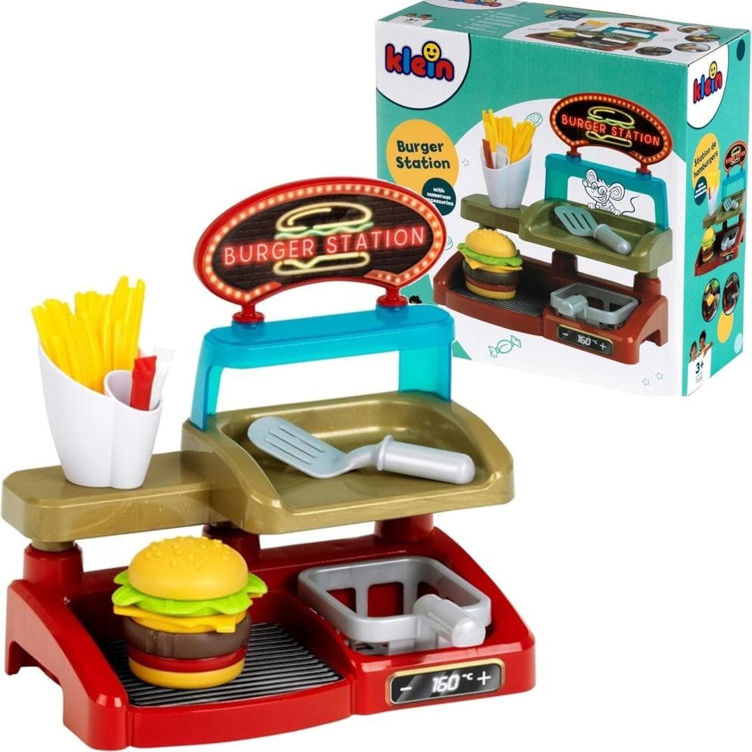 Zestaw do zabawy w sklep z burgerami dla dzieci