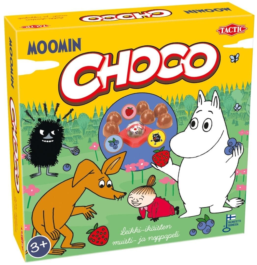 Gra pamięciowa Choco Moomin 16 czekoladek memo 2-4 graczy 3+