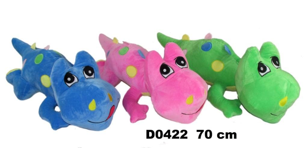 Figurka Dekoracyjna Dinozaur Pluszowy 70 cm Mix Kolorów