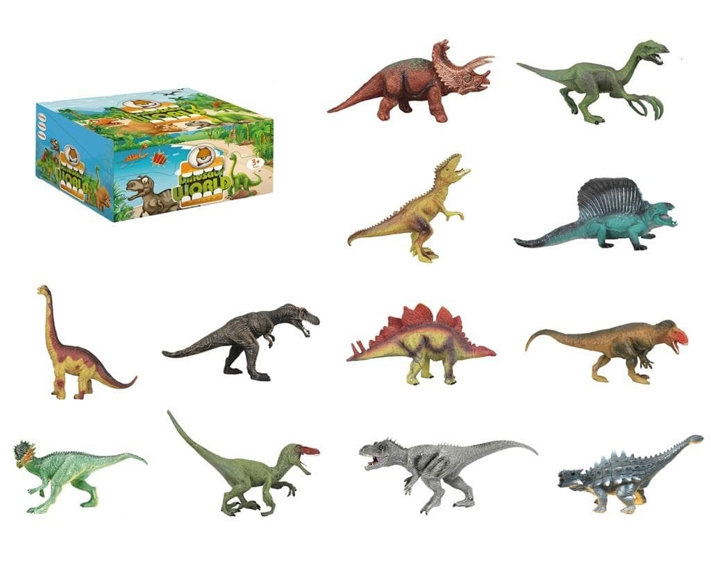 Figurki dinozaurów różne gatunki MIX