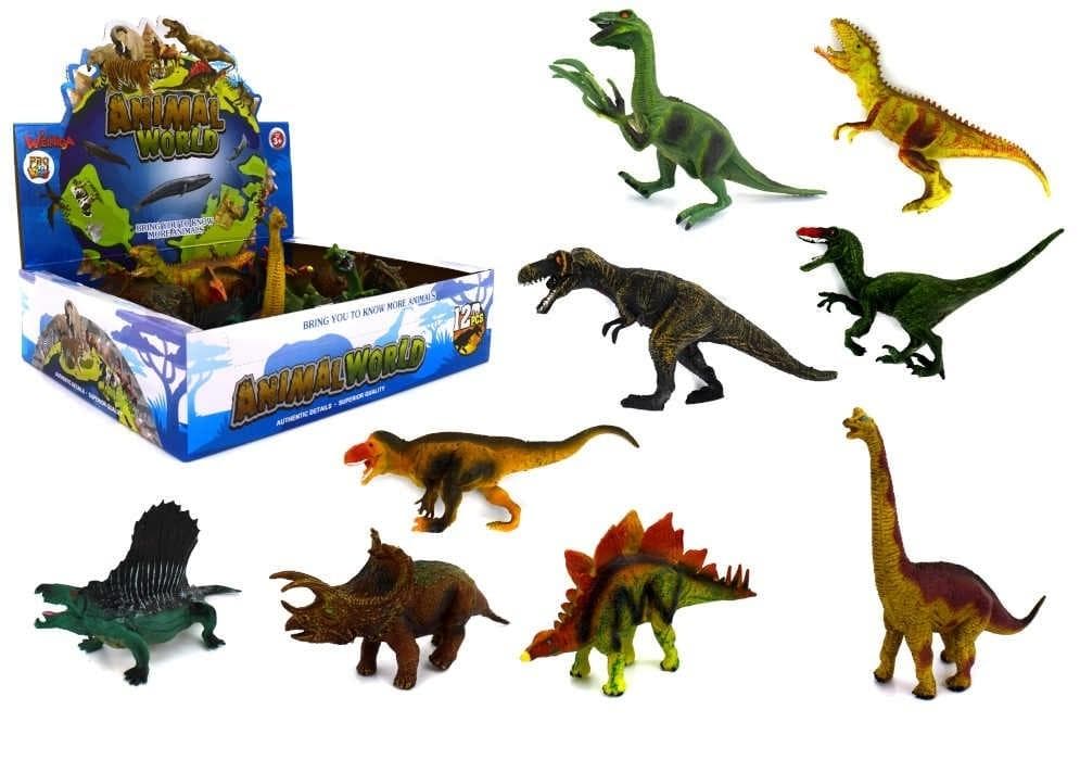 Figurki dinozaurów mix wzorów