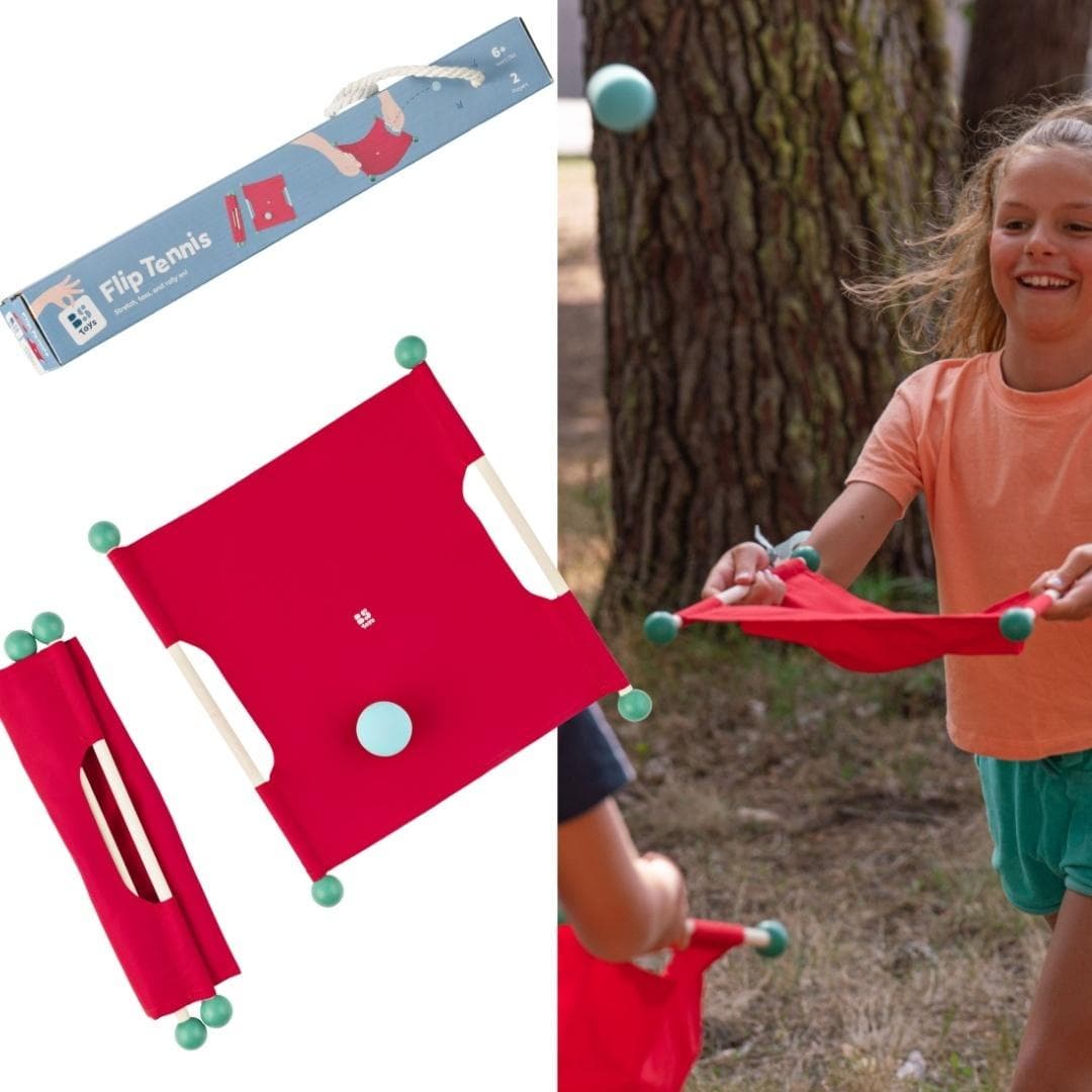 Gra zręcznościowa Flip Tenis BS Toys na świeżym powietrzu 2 graczy 6+