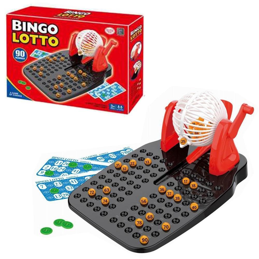 Gra Bingo 90 Numerów z Kartami i Żetonami