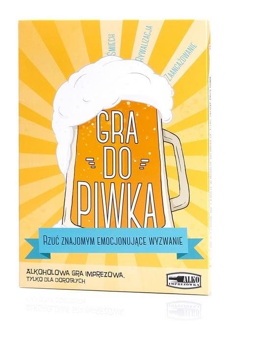 Gra towarzyska do picia piwa dla dorosłych