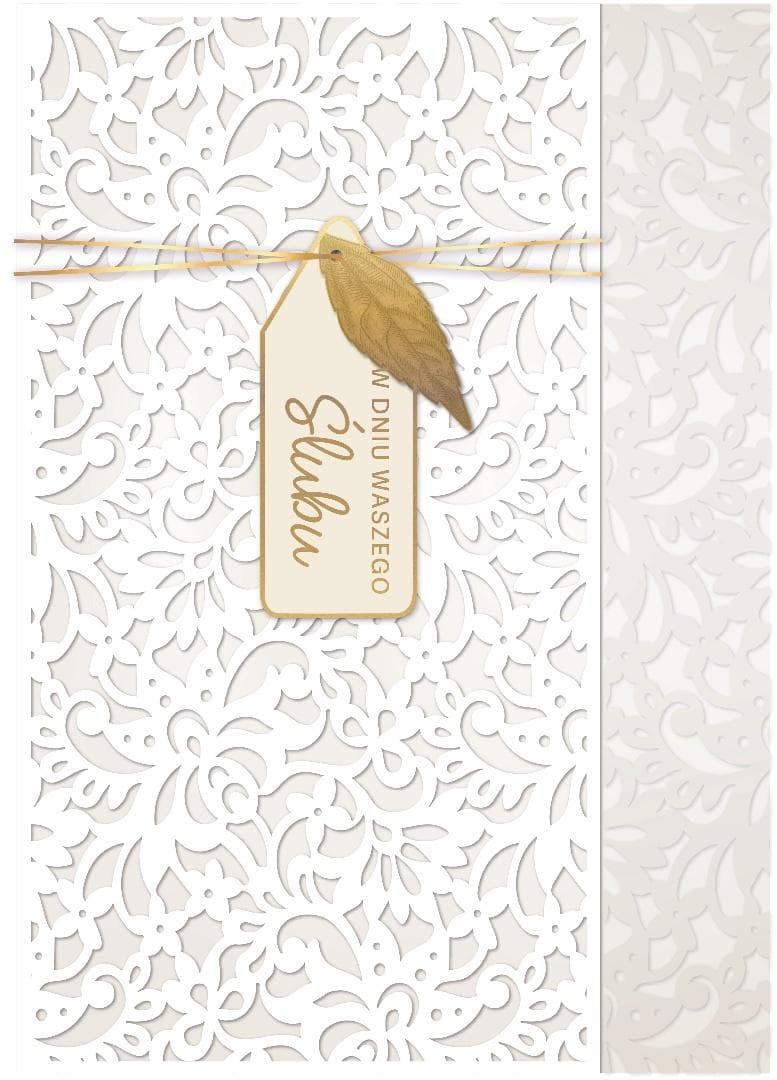 Kartka Ślub Dream Cards DK-1459 z kopertą 126x180 mm