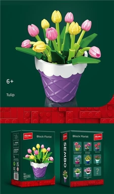 Klocki Sembo Block Florist Tulipan 92x146 mm
