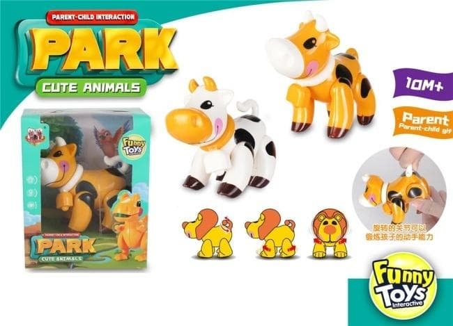 Figurka krówki z serii Park Cute Animals 121x160 mm