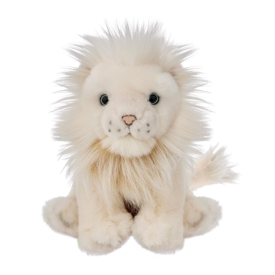 Lew biały pluszak Beppe ZOO 25 cm realistyczny