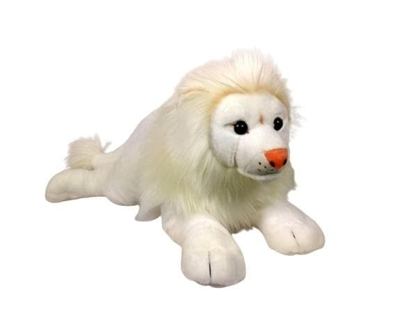 Maskotka pluszowa lew biały 60 cm Dubi