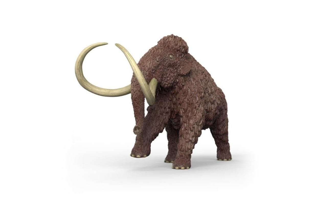 Figurka mamuta Schleich ręcznie malowana 149x251 mm