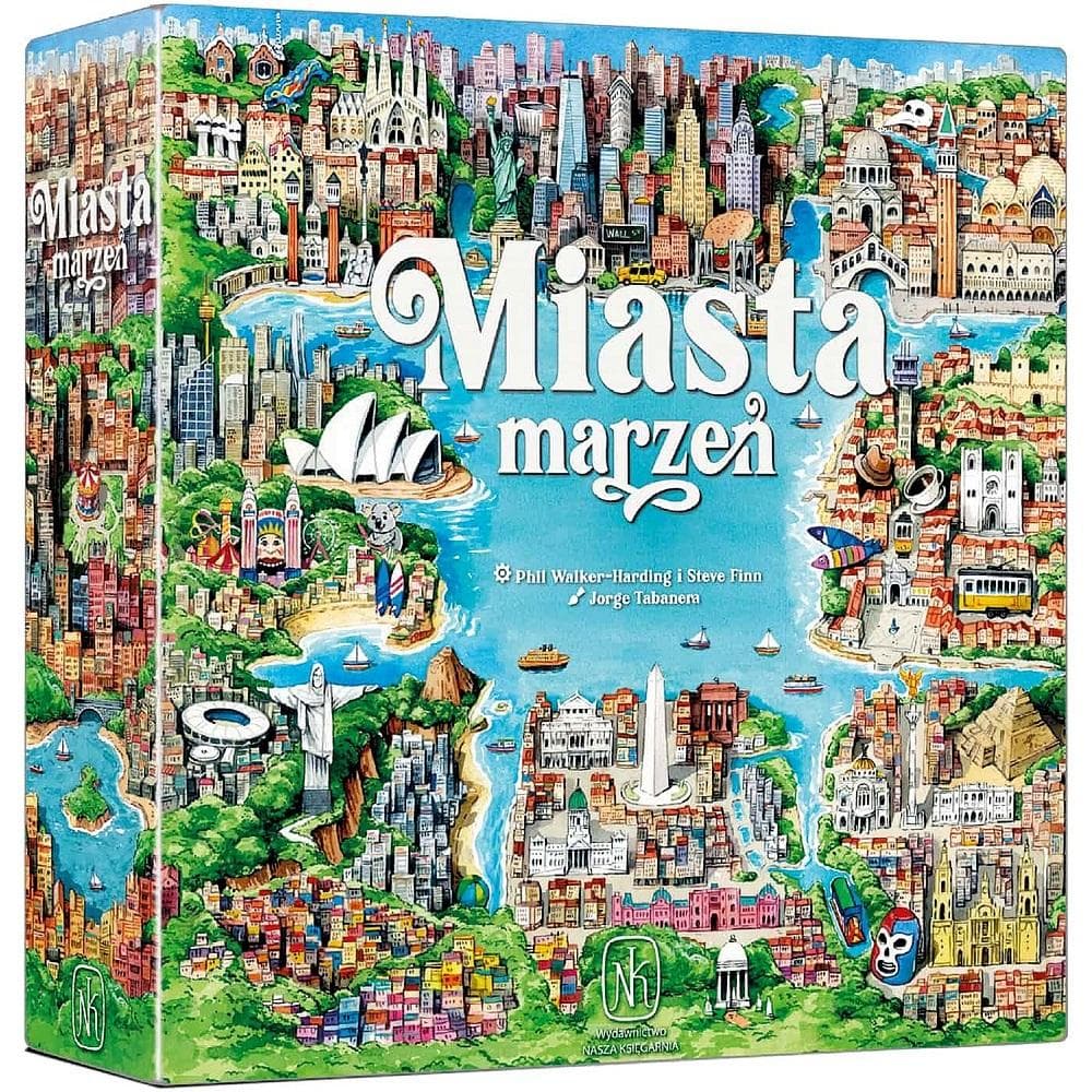 Gra Miasta Marzeń Planszowa dla 2-4 Graczy