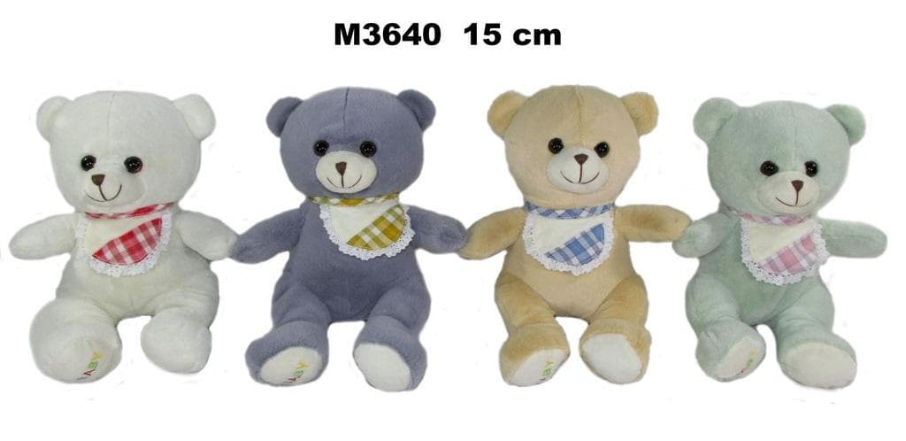 Miś pluszowy 15 cm różne wzory i kolory