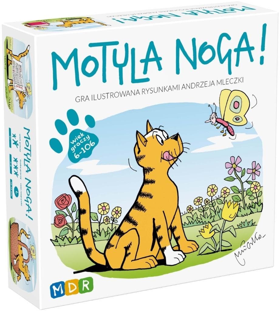 Gra karciana Motyla noga dla graczy 2-8 MDR