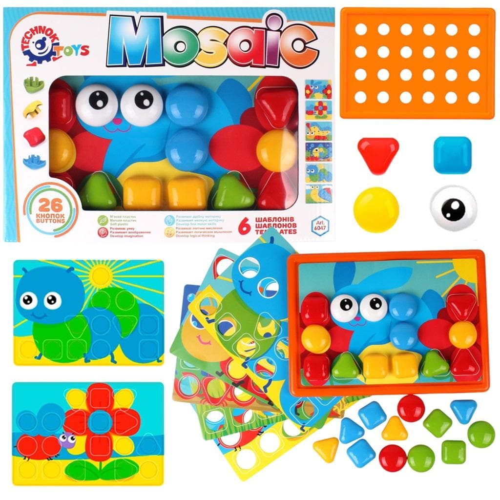 Mozaika edukacyjna Technok 32 elementy