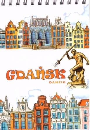 Notes Gdańsk w miękkiej oprawie 10,5 x 15,5 cm
