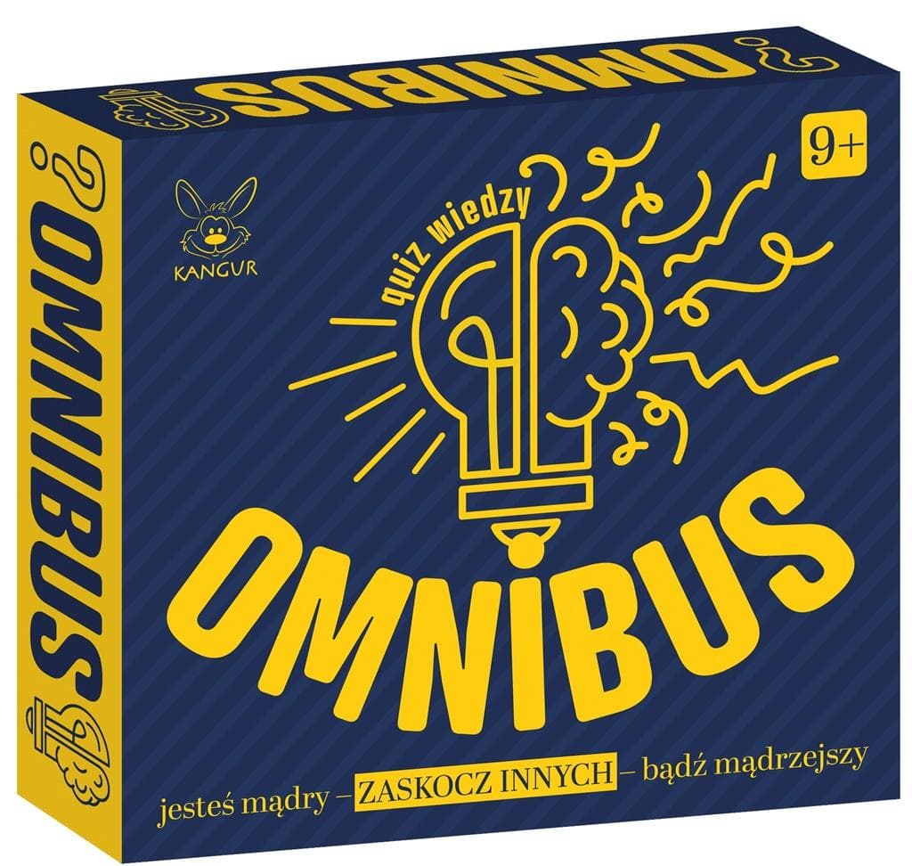 Gra Omnibus edukacyjna z pytaniami i żetonami