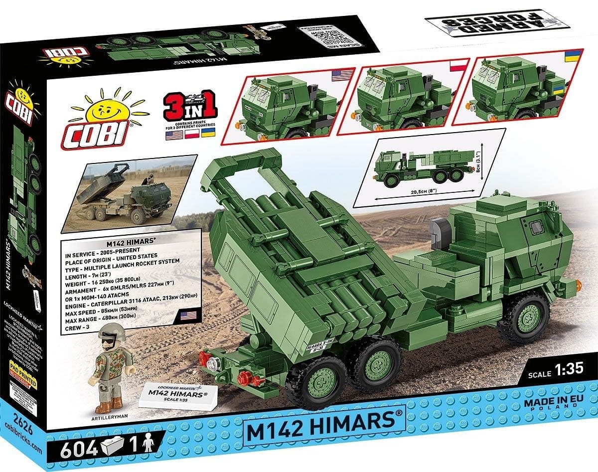 COBI Armed Forces M142 HIMARS 621 klocków
