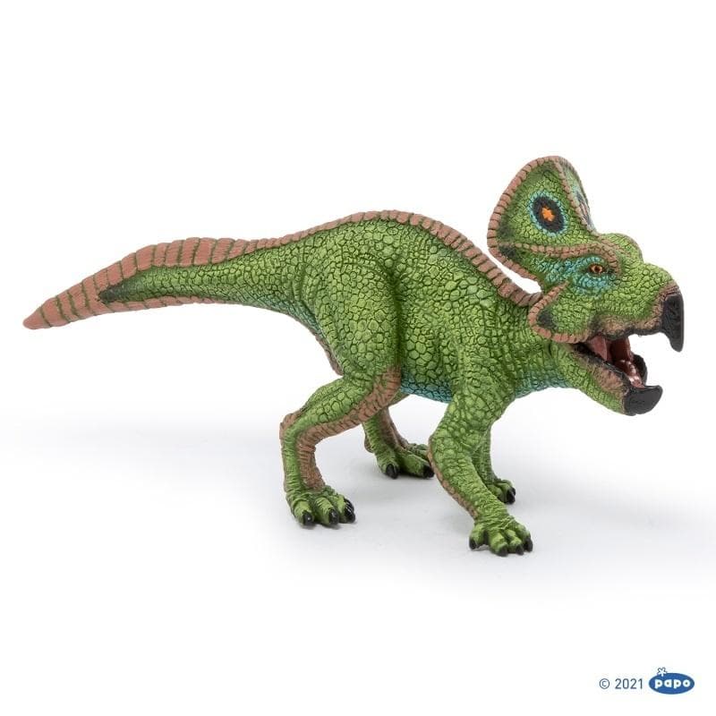 Protoceratops figurka prehistoryczna z ruchomą szczęką 76 x 176 mm
