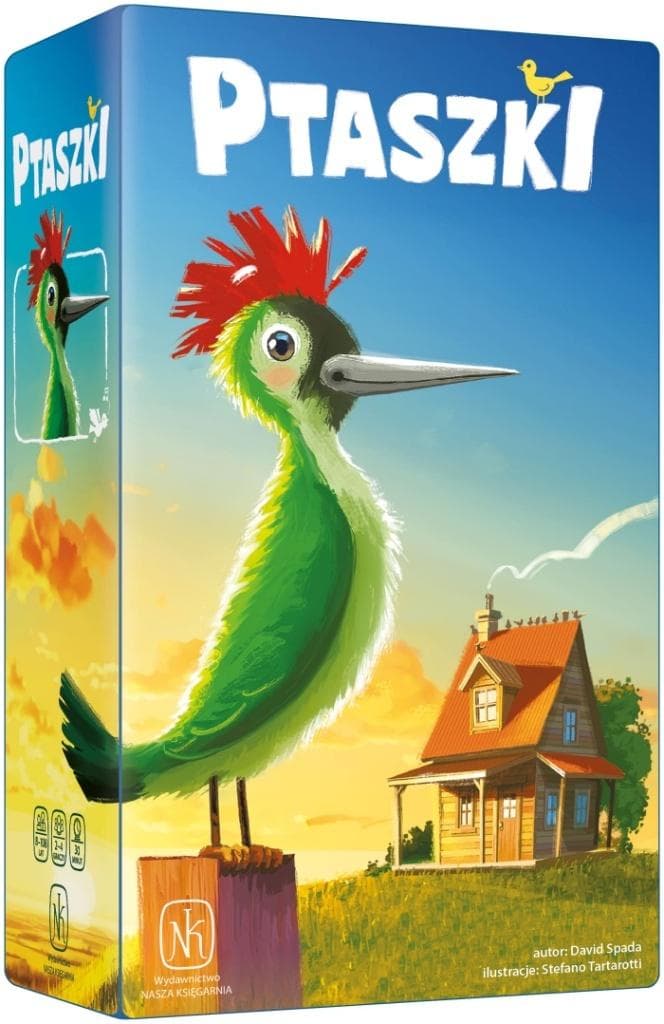 Gra Ptaszki z Figurkami Zwierząt Planszowa