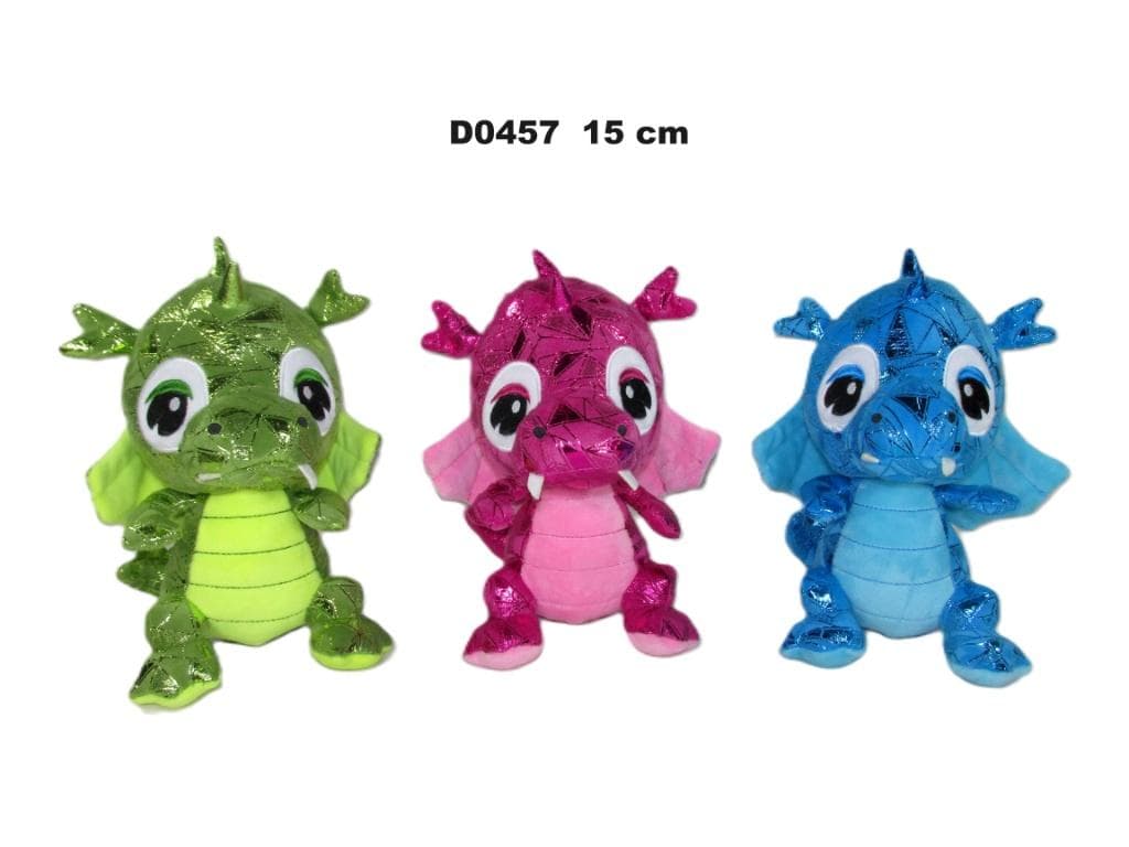 Smok dekoracyjny 15 cm MIX kolorów