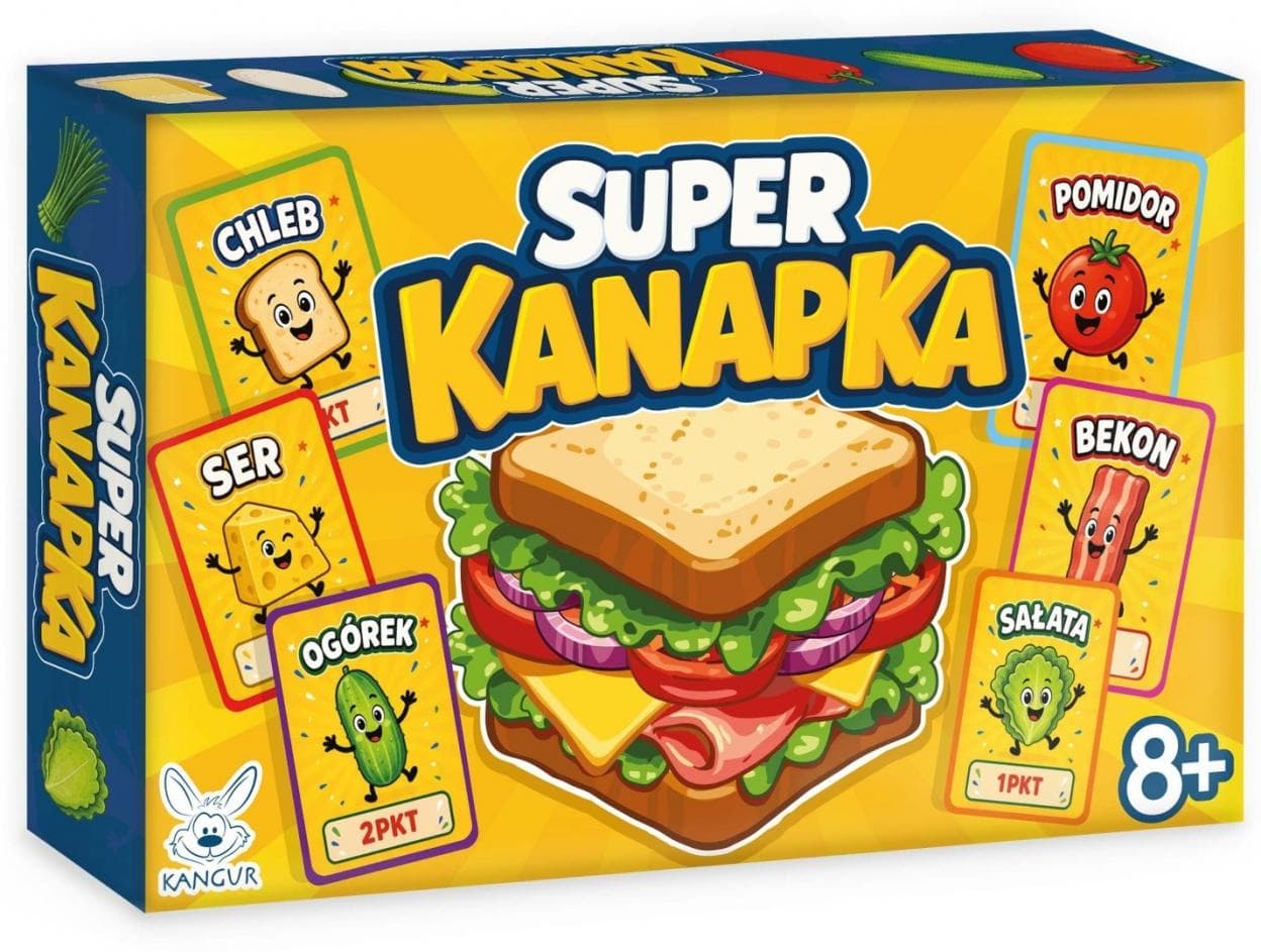 Super Kanapka gra karciana Kangur 2-6 graczy 8+