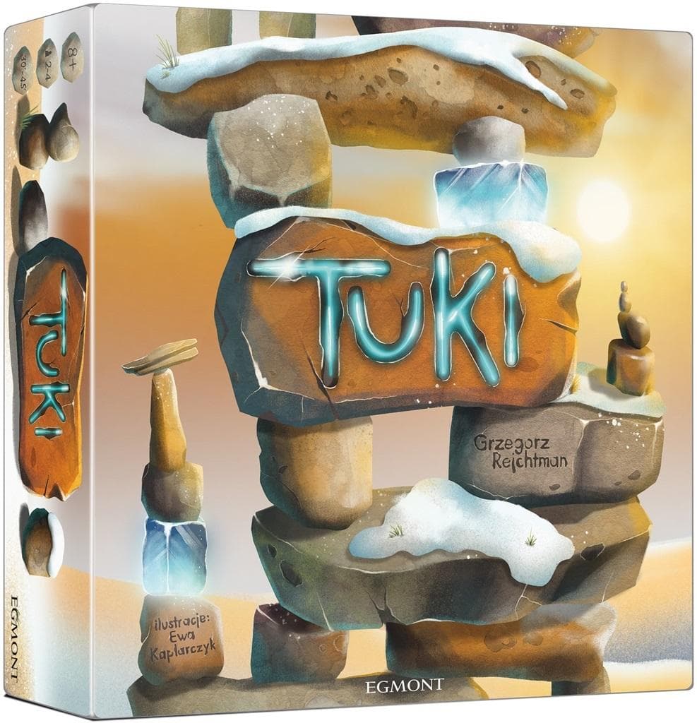 Gra Tuki Budowanie Wieży Inukshuk z Kamieni i Śniegu