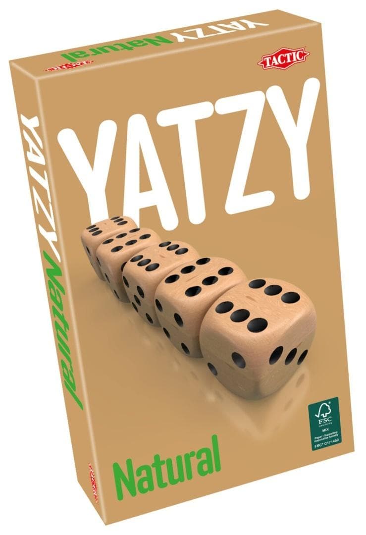 Gra towarzyska Yatzy Natural Tactic 182x390 mm