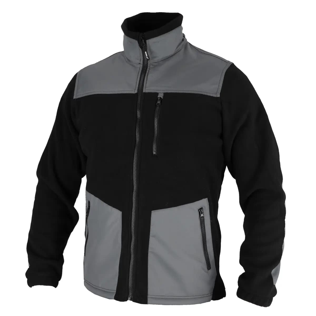 Bluza polarowa ze wstawkami czarno-szara 280 g/m2 rozmiar XL