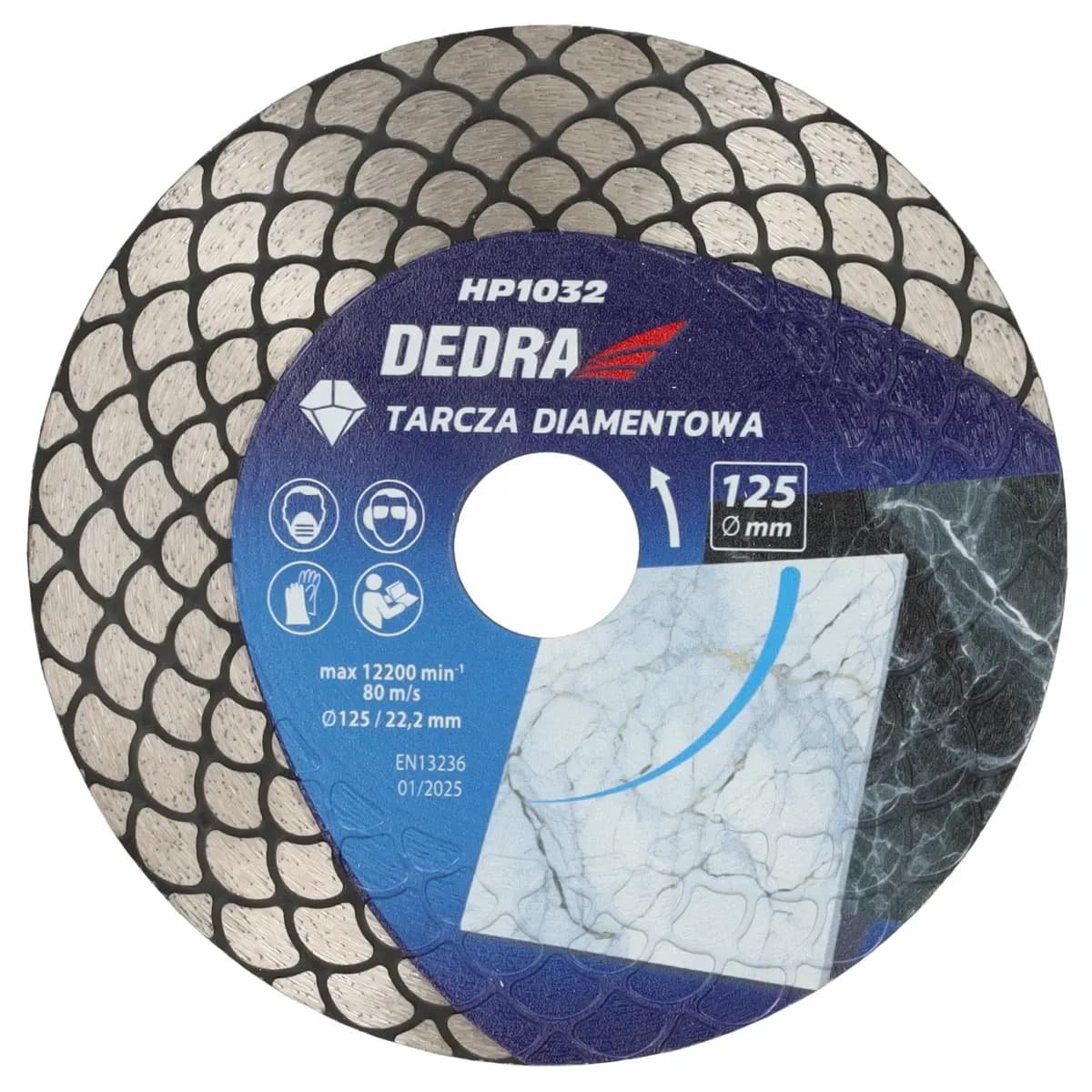 Tarcza diamentowa 125 mm do cięcia i szlifowania H1032