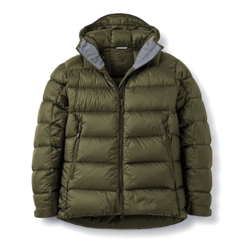 Kurtka Rab Neutrino Pro Hoody - oliwkowa, rozmiar L