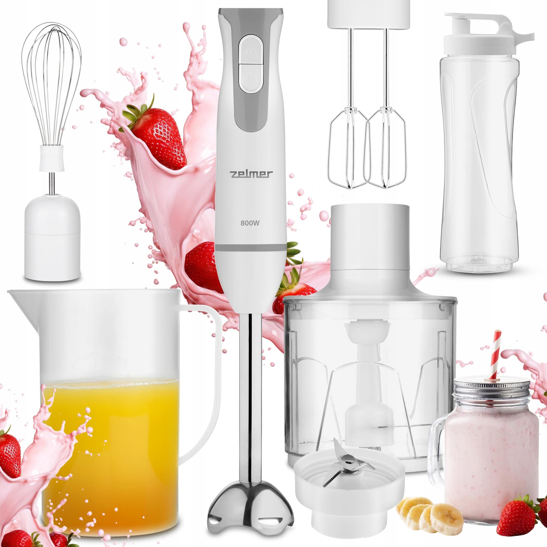 Blender ręczny Zelmer ZHB4555S 800W