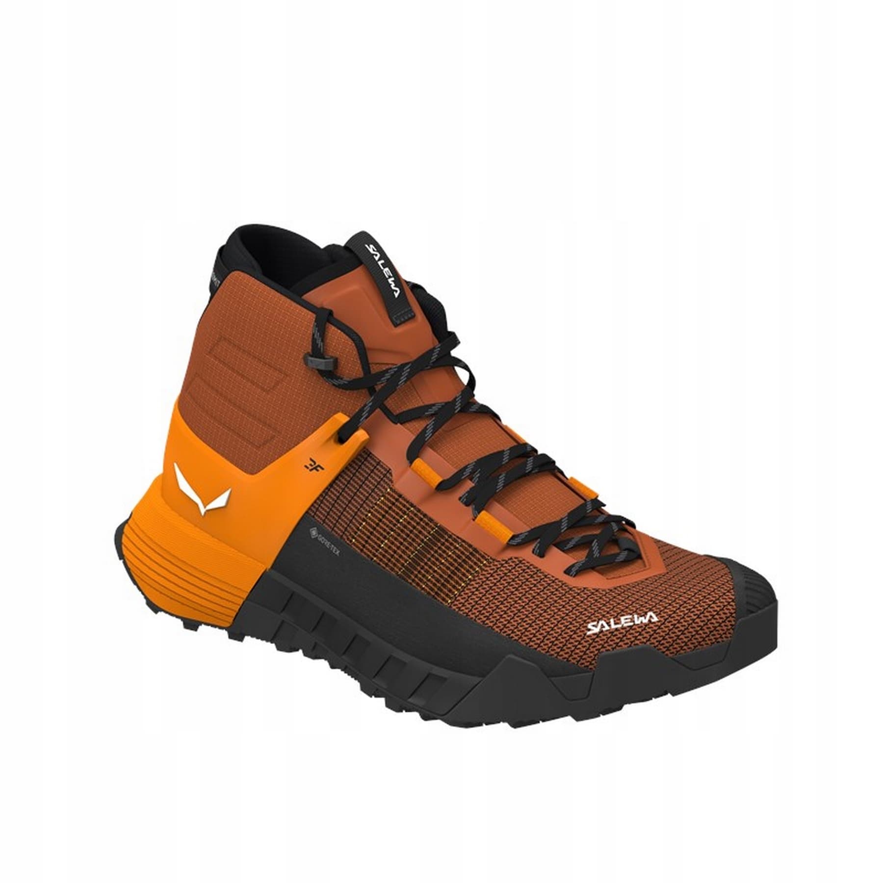 Buty trekkingowe SALEWA Wildfire NXT MID GTX - brązowo-żółte, rozmiar 46