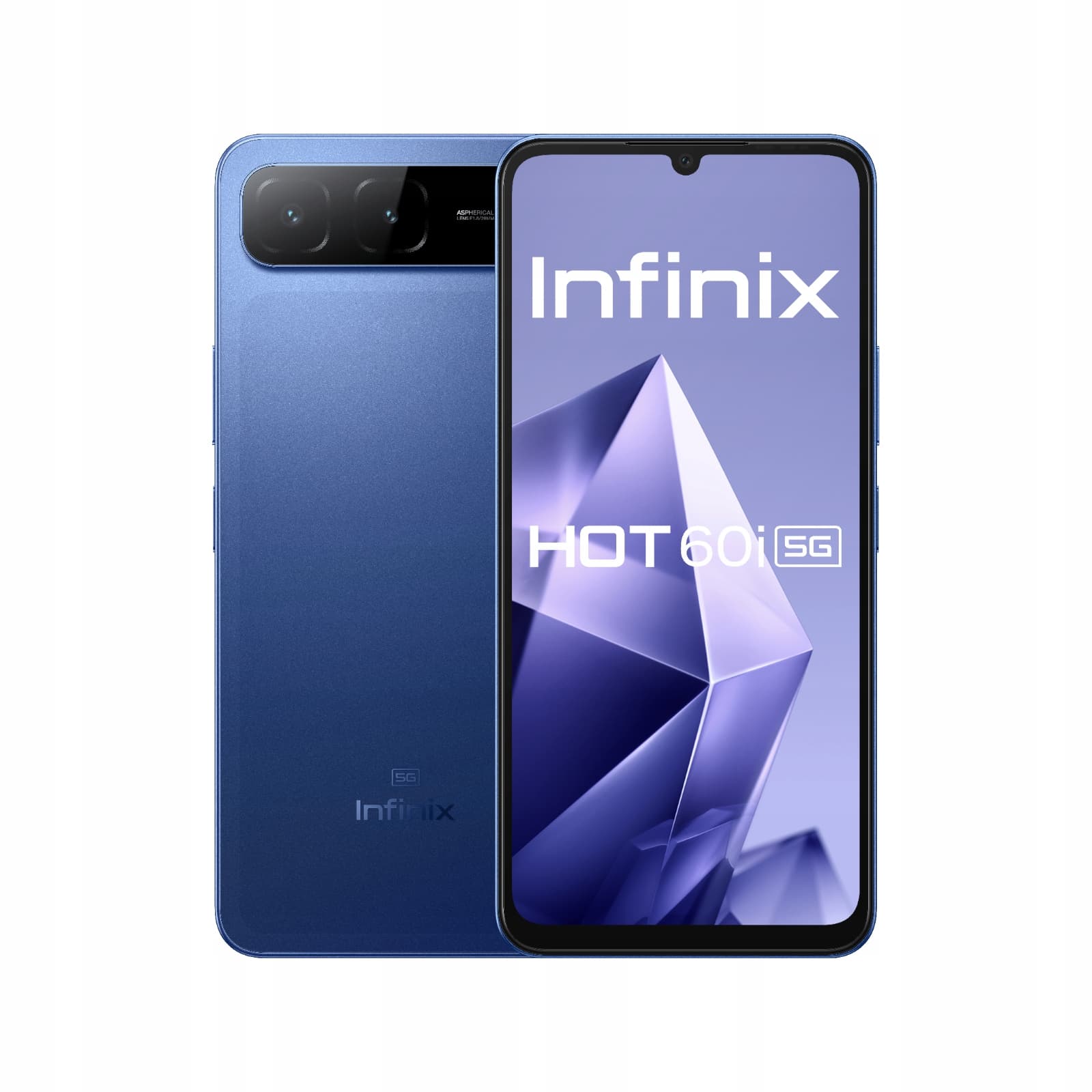 Telefon Infinix Hot 60i 5G 4/128GB Shadow Blue