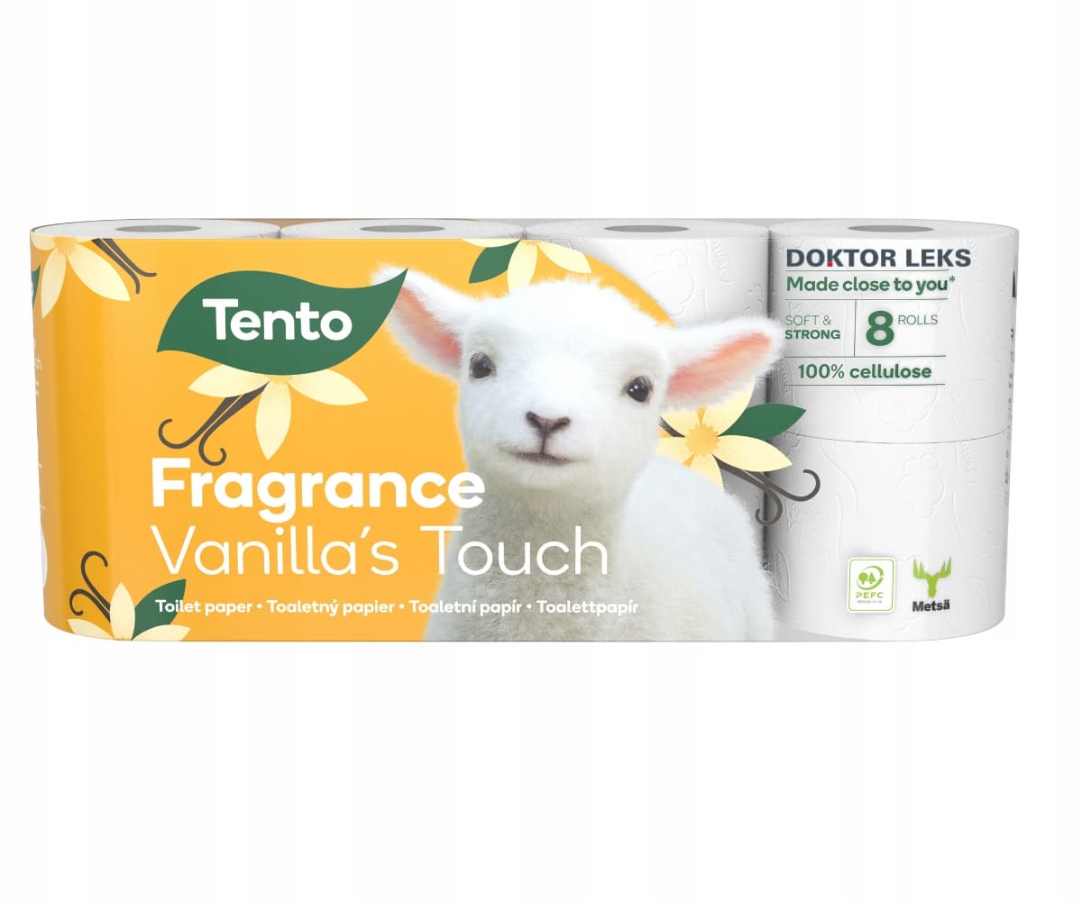 Tento Vanilla's Touch Papier Toaletowy 8 rolek