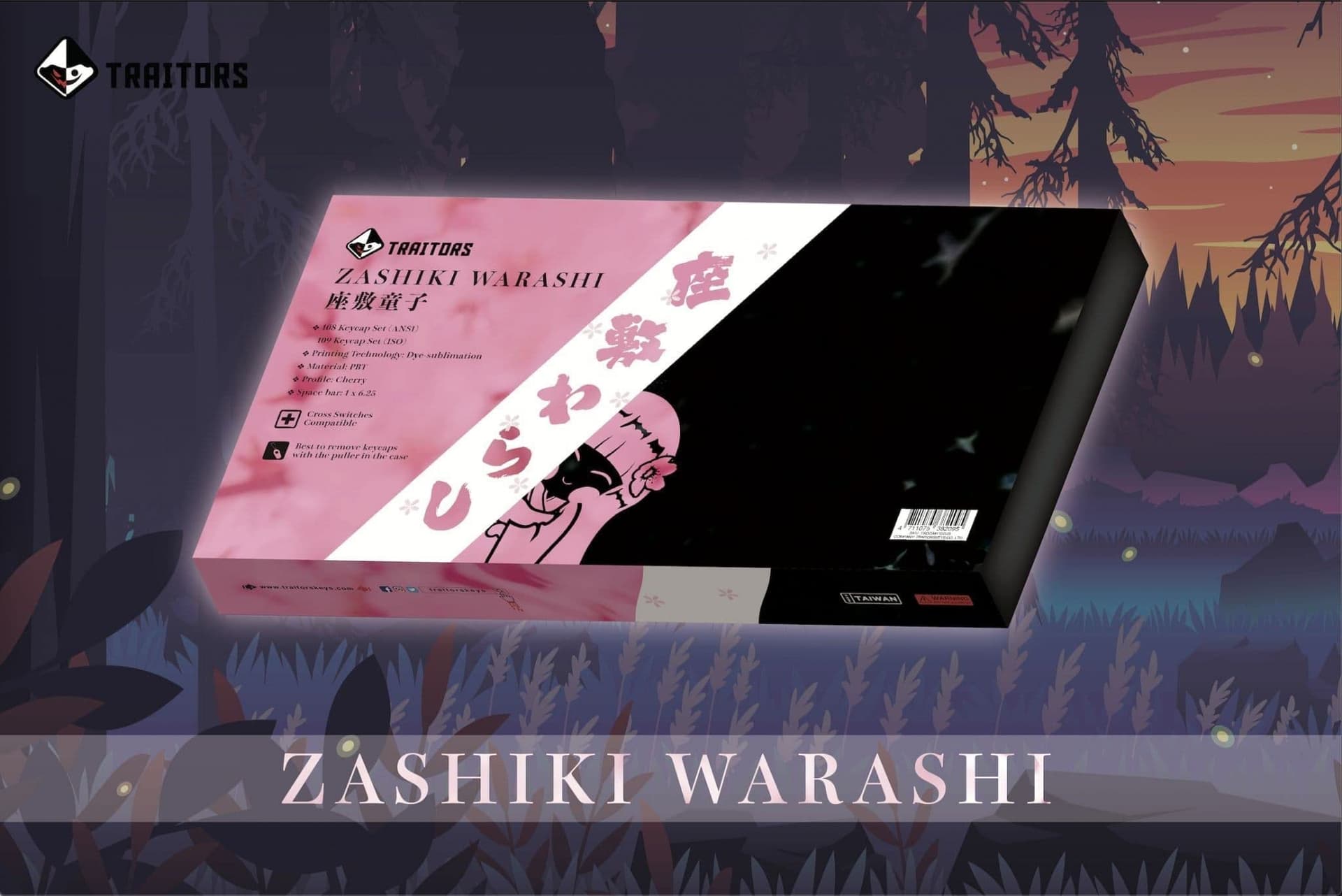 Zdrajcy ZASHIKI WARASHI Zestaw nasadek (USA)