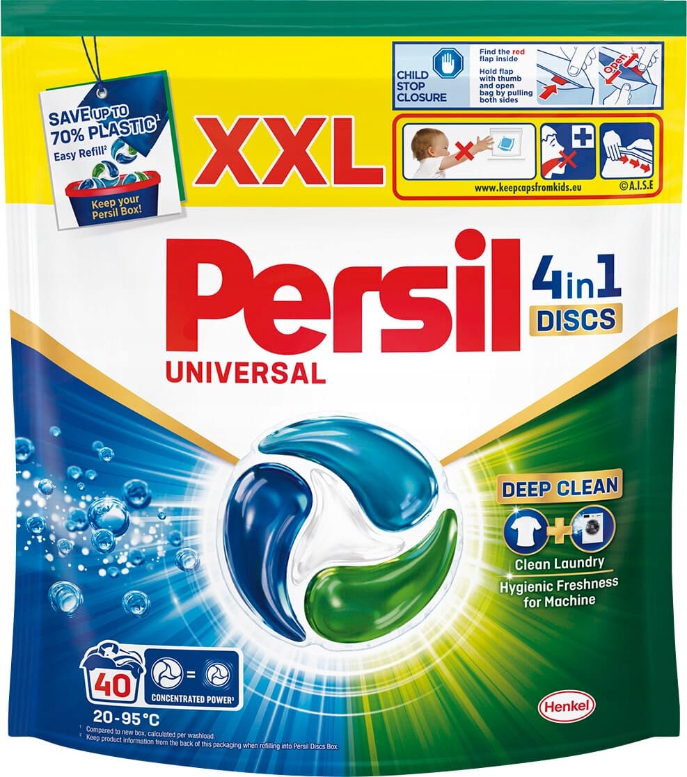 Persil Discs 4w1 Universal - kapsułki do prania, 34 szt.