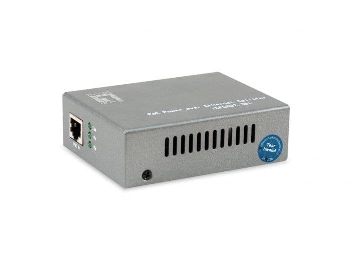 LevelOne PoE Gigabit Splitter RJ45 2,5Gbps 60W szary