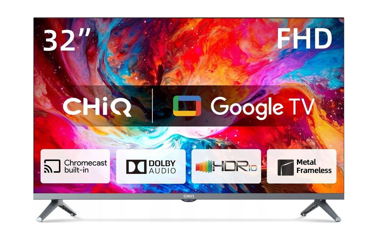 Telewizor Chiq L32FM9V 32" FHD LED Google TV czarny