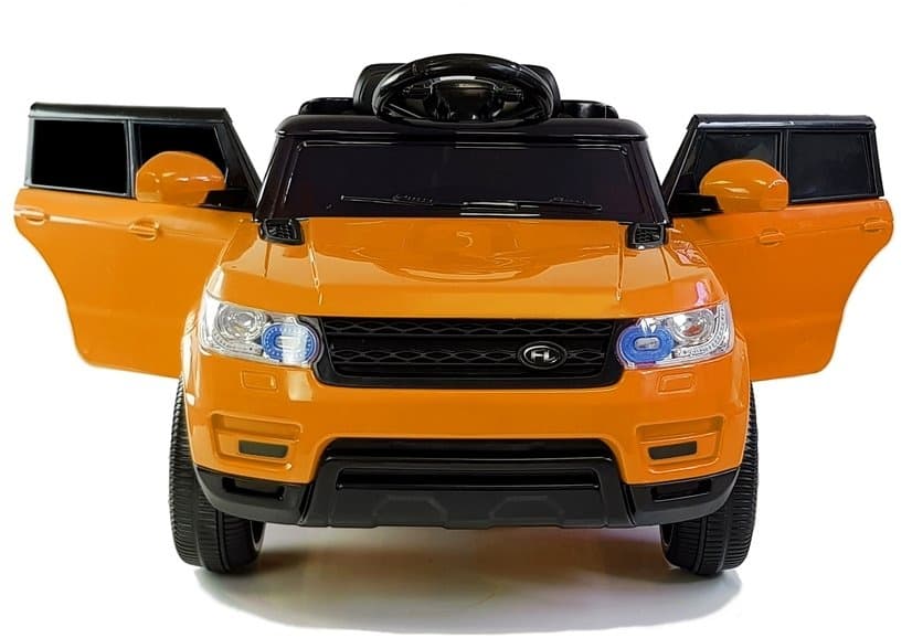 Auto na akumulator dla dzieci HL1638 z pilotem, MP3, światłem LED - pomarańczowe