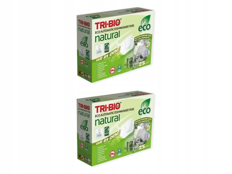 TRI-BIO Natural All in1 Tabletki do Zmywarki 25 szt.