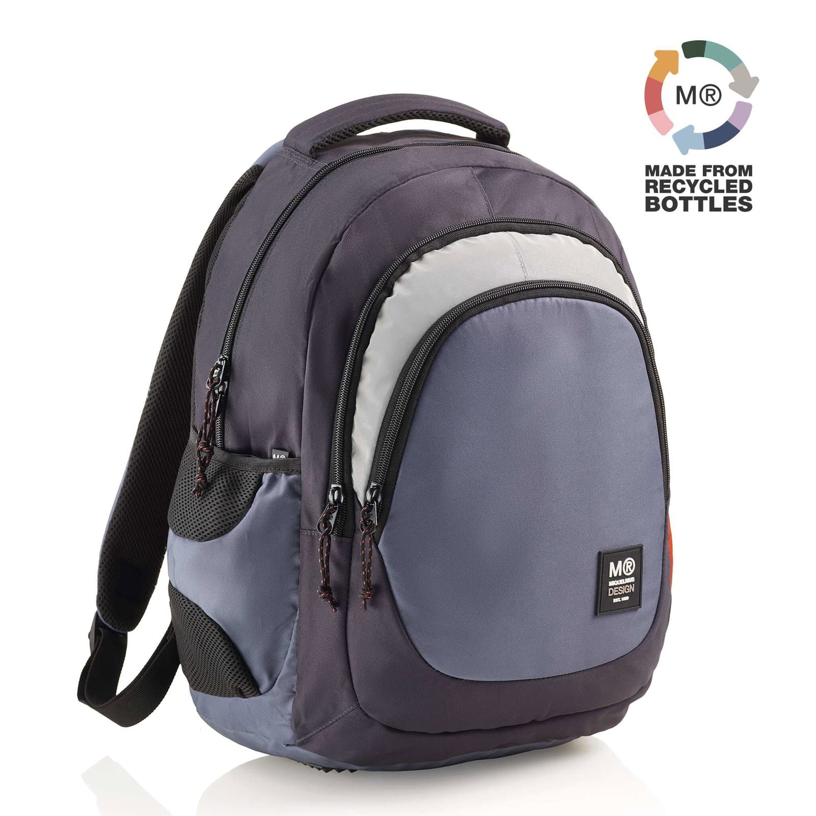 Plecak Miquelrius Berlin Recy 30l, 3 komory, niebieski