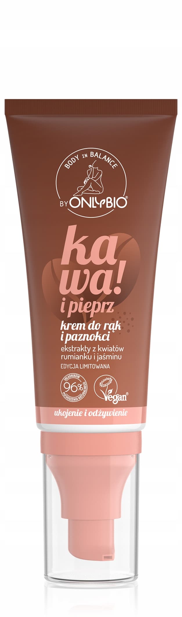 ONLYBIO Body in Balance Krem do Rąk Kawa i Pieprz 50ml (Edycja Limitowana)